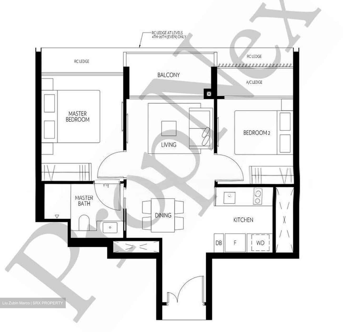 Amber 45 (D15), Apartment #522819611